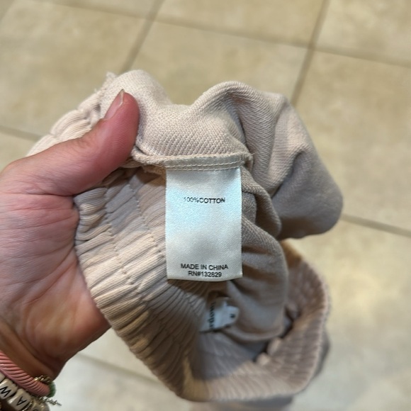 Superdown Jules Tan French Terry Wide Leg Sweatpants M Revolve - Picture 6 of 6